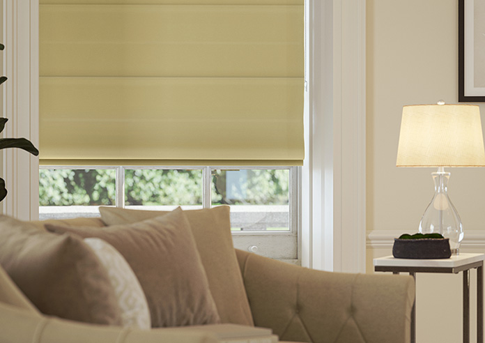 Ascot, Oatmeal - Motorised Roman Blind - Image 5